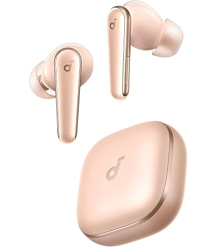 Anker Soundcore Liberty 4 NC Bluetooth Headphones Pastel Pink uniq