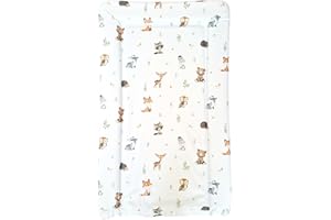 BabyBells Woodland Animals Deluxe Unisex Baby Boy Girl Waterproof Wipe Clean Changing Mat