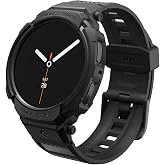Spigen Galaxy Watch 9/8 (40mm) ile Uyumlu Kılıf &amp; Kordon Kayış Rugged Armor Pro Matte Black - ACS10005