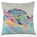 Produktbild Weksi® Baumwolle Leinen Quadratisch Überwurf Kissen Fall dekorative Sofa Kissenbezug Kopfkissenbezug Colorful 45,7 x 45,7 cm