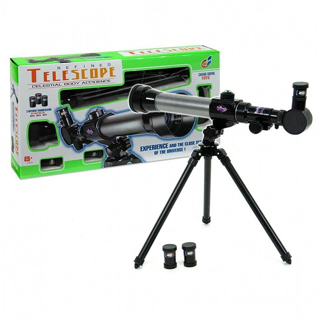 Plutofit Telescopes with Tripod Stand and Three Different Magnification Eyepieces for Kids, Sky Observation