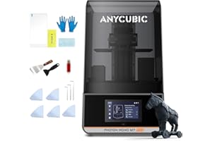 ANYCUBIC Photon Mono M7 PRO 14K Imprimante 3D Résine, Impression Rapide 170mm/h, Mono écran LCD 10.1'' avec Source COB LighTurbo 3.0 et Contrôle de Température, Taille D'impression 223*126*230mm(6.5L)