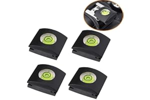 FOTYRIG Tripla 1 Assi Hot Shoe Bolla Livello di Spirito per Sony A6000 A63000 Canon Nikon Panasonic Fujifilm Olympus Pentax Sigma DSLR/SLR/Evil (4 Pezzi)