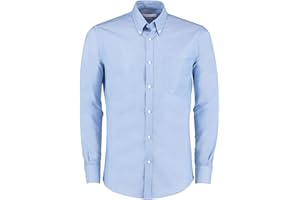 Kustom Kit Slim Fit Workwear Oxford Shirt Long Sleeved