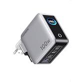UGREEN Nexode Pro 100W USB C Charger Fast Charging TFT Display | 4 Ports, PD 3.0, PPS 45W, Compatible with iPhone 17 Pro MAX