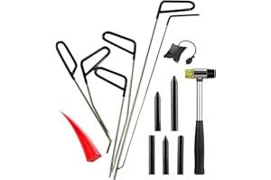 QARIDO Set di Strumenti per la Riparazione di ammaccature per Auto | Strumento Professionale per la rimozione di ammaccature da grandine,Strumento di Riparazione Multiuso per Auto, frigoriferi