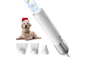 Neakasa F1 1360W Pulseur Chien Puissant Portable, Sèche Rapidement, Souffleur Chien Professionnel Silencieux, Chaleur et Vitesse Réglable, Sechoir Chien avev 3 Embouts