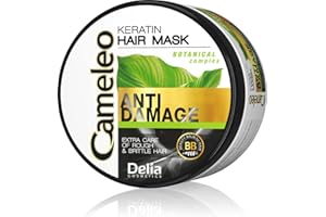 Cameleo - Mascarilla de Queratina - Cabello Extremadamente Dañado - Tratamiento Reparador Regenerador, Nutritivo e Hidratante - Queratina Biomimética y Aceite de Argán - Termo Protección - 200ml