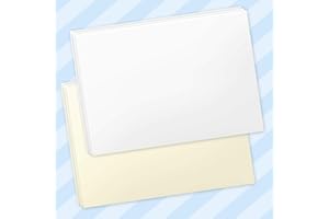 CYDPRINTING A6 Postcards Blank Plain White/Cream Heavyweight 250gsm Competition Entry Cards (Pack of 100 Cream)