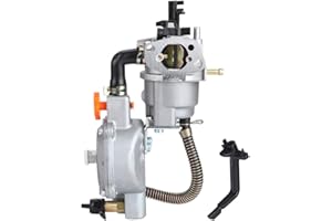 OUMEFAR Carburador de combustible dual generador Reemplazo del carburador LPG NG Kit de conversión 2.8KW GX200 170F Carburador de estrangulador manual GX160 2KW 168F