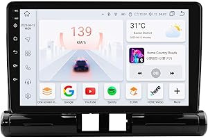 HIZPO Android 13 Car Radio per Citroen C3/C3 aircross 2017-2023 per Citroen C4/C4 aircross (Brasile) 2017-2023 con Carplay Wireless Auto Android 8-Core 4G + 32G QLED Schermo WiFi Navigazione Bluetooth 5.0