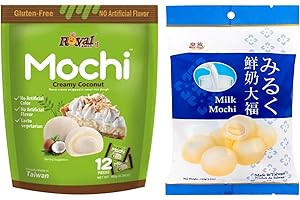 HAMEDIS Royal Family Mochi - Korean Cuisine - Glutenous Rice Treats - 2 packs - Halal (MILK/Coconut)