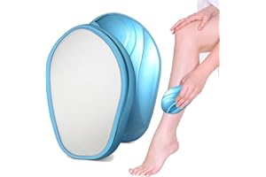 Crystal Hair Eraser, Nano Gomme Epilatoire, Gomme Dépilatoire Physique Indolore Femme, Pierre Depilatoire en Cristal Magique RéUtilisable, Outil Epilation Rapide et Facile pour Jambes, Bras, Dos