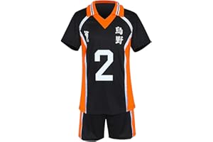 SOOYOOYOO Anime Cosplay Vêtements de Volleyball Confortable et Ventilation Maillots Uniforme