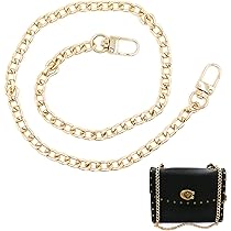 Tas zwarte studs goud met ketting | Stuivenga Lederwaren Delft