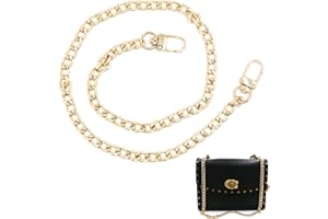 CiciIng Cadena de Oro para Bolsos - Correa de Metal Recambio para Bolsos de Mano y Bandolera (60 cm)