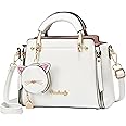 SANTORINI Small Women's satchel bag | small size Fancy satchel for women | Small size handbag with coin pouch and detachable crossbody strap