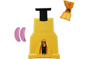 ARROMI Chainsaw Chain Sharpener, Chain Saw Sharpener, Portable Chainsaw Teeth Sharpener, Crank Chainsaw Chain Sharpening Jig Kits, Simple Fast Grinding Tools for Woodworking