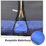 BPS Federabdeckung Randschutz Randabdeckung für Trampolin 305cm Durchmesse, blau PVC – UV beständig, passend für 300cm – 305cm ¡ - 7