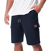 Suwangi Men's Sports Shorts Casual Bermuda Shorts with 4 Pockets | Elastic Waist,Cargo Shorts,Regular Fit,Summer,Free,Breatha