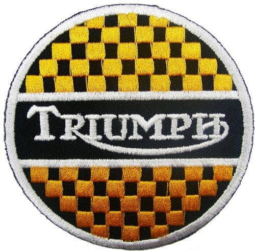 Parche Parches Triumph Motorcycles Biker Racing Team parches Embroidered Iron on Patch style13