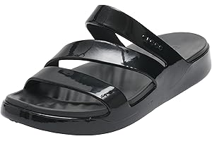 Crocs Women's Getaway Patent Strappy Slide Sandal