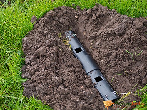 Preisvergleich Produktbild Falle Rohr, taupe und Mittelmeer-Kunststoff