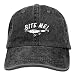 Produktbild Bite Me Funny Fishing Vintage Adjustable Denim Hat Trucker Cap ForAdult