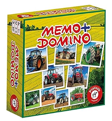 Piatnik 16 748,8 cm tracteurs mémoire/Domino Jeu