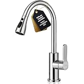 ZALEZ - Removable Kitchen Tap - Kitchen Sink Tap with 3 Modes Rotatable 360&deg; - 304 Stainless Steel with Torneira Cozinha - AB