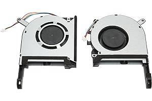 CICIGLOW Ventilador de Refrigeración ASUS TUF Gaming A15 - CPU GPU para Portátil, 4 Pines DC 5V 0.5a, Compatible Con FA506 IV FA506IU FA506IH FX506IU FX506LH