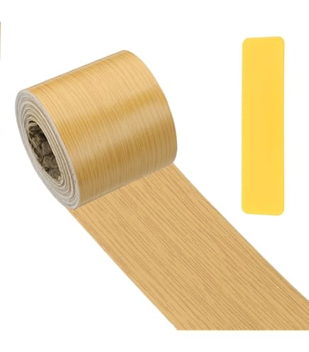 5M Wood Grain Patterned Duck Tape Wood Effect Repair Adhensive Duct Tape For Furniture Door Craft Dark Walnut - View #8