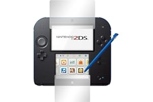 Slabo 2 x folia ochronna na wyświetlacz kompatybilna z Nintendo 2DS ochrona wyświetlacza folia Crystal Clear Clear Clear
