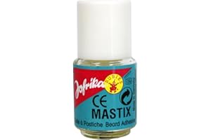 NET TOYS Colle pour la Peau Mastix 5 ML Glu Professionnelle pour la Peau ou la Barbe Colle à barbiche glu à Latex déguisement de Carnaval Accessoire cosmétique