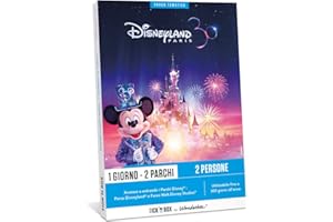 Tick&Box, Cofanetto Regalo, Disneyland 1 Giorno 2 parchi, 2 Persone, Accesso a Entrambi i Parchi Disney, Idee Regalo di Compleanno