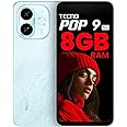 Tecno POP 9 5G (Azure Sky, 8GB+128GB) | D6300 5G Processor | 48MP Sony AI Camera | 4+ Year Lag Free Fluency |5000 mAh Battery |Dual Speaker | Without Charger
