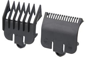 CUQUE Grzebienie prowadzące, grzebienie ochronne do włosów Profesjonalna maszynka do strzyżenia włosów Grzebień prowadzący do podróży do domu do salonu(czarny)