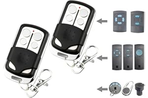 Télécommande de Garage Sdre-HSM4 Compatible Portail 868Mhz pour 868 HORMANN HS1HS2 HS4, HSE2 HSM2 HSM4 HSP4, HSD2, HSZ1, HSZ2 Compatible avec télécommande Blue Button Uniquement.-2PacK