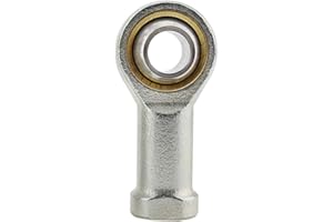 AILOVA Cojinete de rótula, cilindro de aire, rosca interior, ojo de pez, conector M12/M16 (M12 x 1,25)