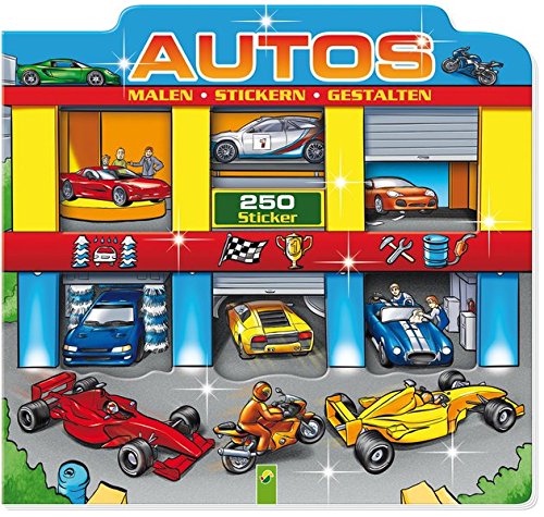 Autos: Stickern - Malen - Gestalten