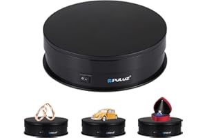 PULUZ Obrotowy stojak gramofonowy o 360 stopni, średnica 15 cm, obrotowy, stojak do fotografii, nagrywania wideo, rekwizytów, biżuterii, zegarków i małych produktów, maksymalne obciążenie 15 kg
