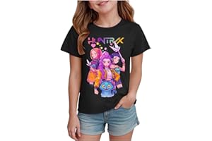 GENERIC Demon Hunters T-Shirt für Mädchen T-Shirt Sommer Shirt Top Kurzärmliges Grafik 2025 Pop Kinder