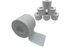 SPORTHERAPY Tape Sportivo Anelastico e Ipoallergenico per Bendaggio Funzionale Sportivo e Professionale | DISPOSITIVO MEDICO CERTIFICATO | Nastro Adesivo 5cm x 10m | Quantità: 6