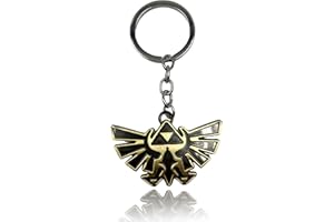Ubephant Llavero Zelda Escudo Metalizado Esmaltado, para Fanáticos de The Legend of Zelda