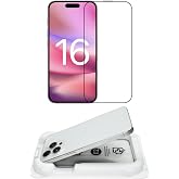 [KOLAY KURULUM] for Apple iPhone 16 ile uyumlu Extra HD Premium Safir Cam Ekran Koruyucu