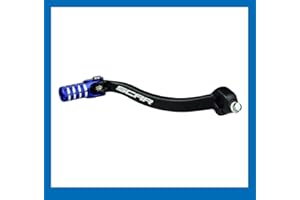 SCAR Sélecteur de vitesse anodisé Compatible avec YAMAHA YZF YZ-F 250 450 YZ250F YZ450F 14-16 - Bleu