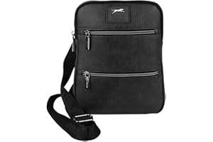 JAGUAR Borsa Tracolla Uomo Firmata in Ecopelle e Colori Eleganti, Borsa a Tracolla Regolabile Borsello Uomo per un Look Casual e Raffinato, Leggera (soli 280gr) e Sicura con 4 Scomparti con Cerniera