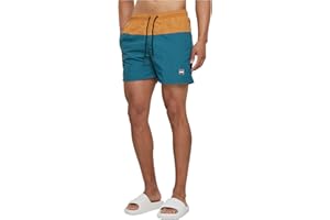 Urban Classics Block Swim Shorts Hombre Bañador Negro