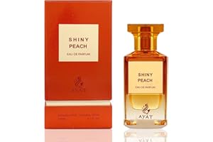 AYAT PERFUMES – Eau de Parfum 80 ml de Dubaï Senteur Orientale et Fruitée – Parfum pour Femme et Homme – Une Fragrance Sensuelle, Intemporelle et Moderne – Unisexe (Shiny Peach)