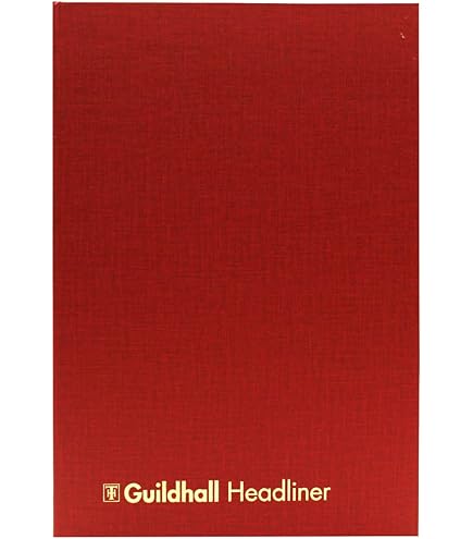 Guildhall Spaltenbuch Mit Kopfleiste - 10 Spalten, 80 Blatt | 298x203mm